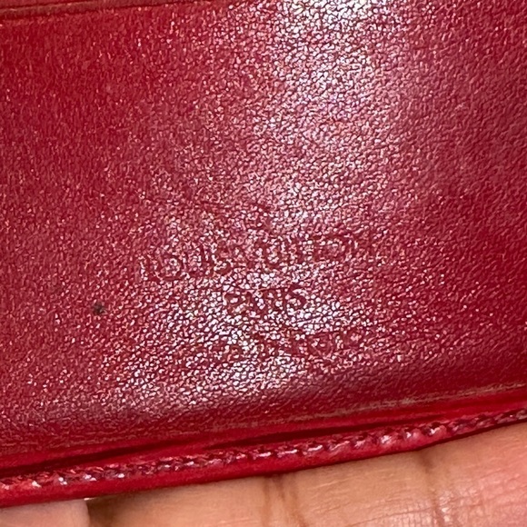 LOUIS VUITTON epi compact wallet and key holder in red bundle - Picture 6 of 17